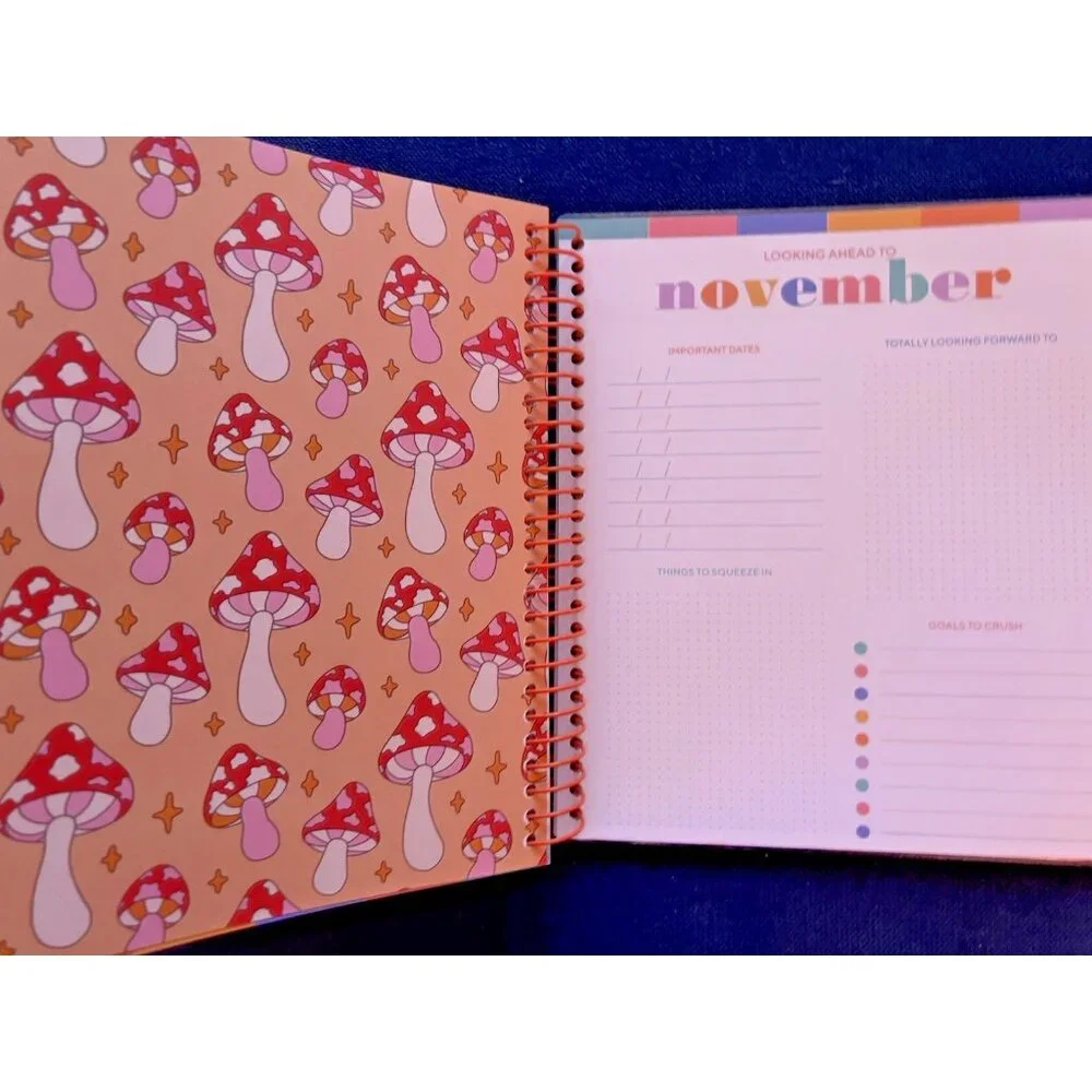 2026 Planner FAST FOODIE Day Weekly Month Planning Note Page Gift